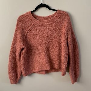 Soft pink sweater